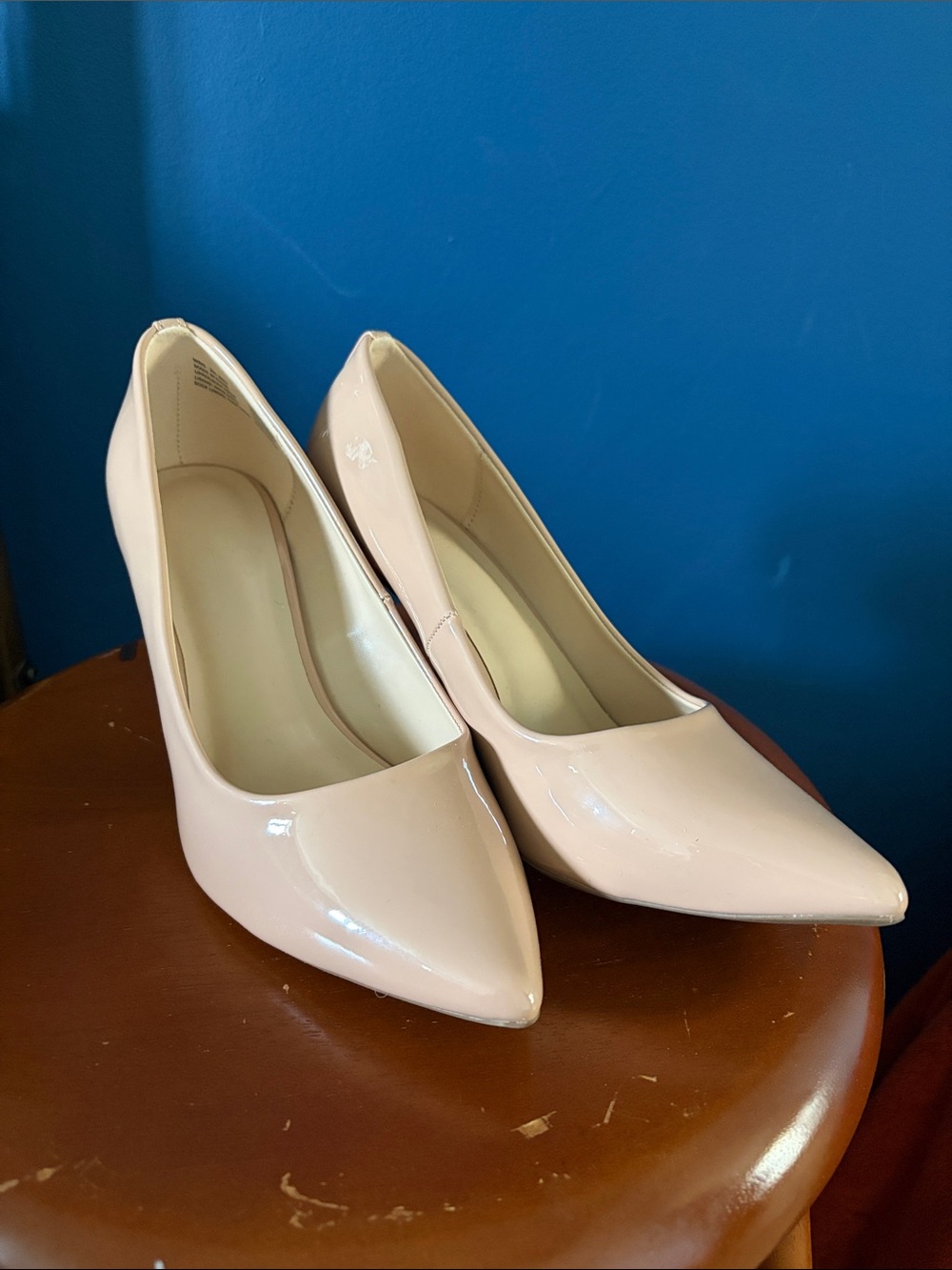 Apt. 9 Blush Patent Pointed-Toe Pumps